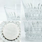 バカラ Baccarat ティアラ TIARA 2021年 イヤータンブラー ロックグラス ペア 2脚セット クリスタル 箱付 現状品 ●