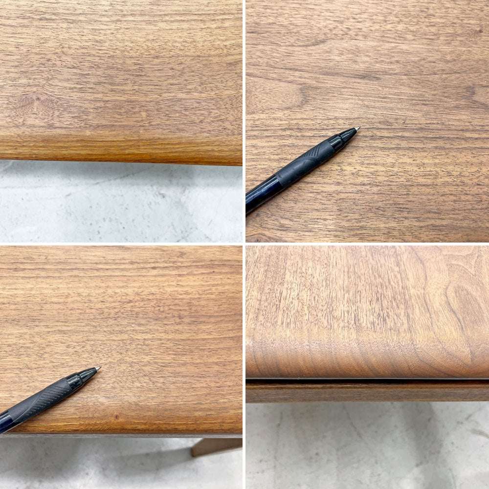 タイムアンドスタイル TIME & STYLE ムーン Moon センターテーブル ローテーブル スクエア ウォールナット無垢材 W110×D110cm 〓