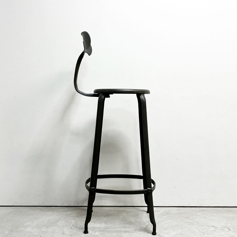 フェールトラヴァイユ FER TRAVAIL ニコルチェア NICOLLE Chair SH80 カウンターチェア スチール マットクリア仕上げ 別注モデル インダストリアル D ●
