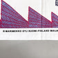 マリメッコ marimekko クーシコッサ Kuusikosssa もみの木 ファブリック 赤 マルチカラー 146×143cm Maija Louekari フィンランド 北欧雑貨 ■