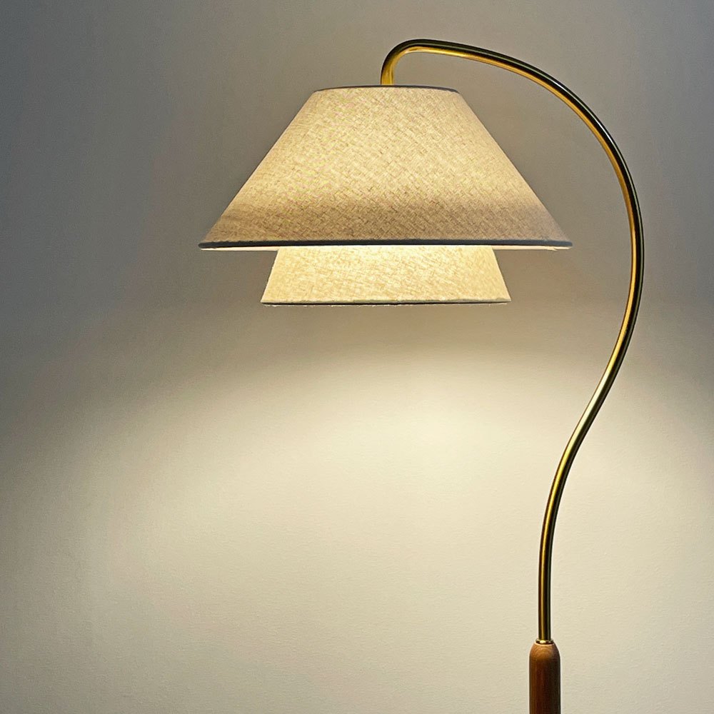 フライミーヴェール FLYMEe Vert フロアライト Floor Light #113031 ウッド×スチール×ファブリック クラシカルモダン ●