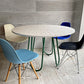 カリガリス Calligaris コヌビア connubia スツーレ STULLE ラウンド ダイニングテーブル テラッゾ×マットフォレストグリーン メラニン天板 メタルレッグ Φ120cm イタリアモダン 美品 ♪