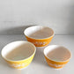 オールドパイレックス OLD PYREX コーニング社 CORNING WARE ミキシングボウル 3点セット イエロー バタフライゴールド レトロ USビンテージ ■
