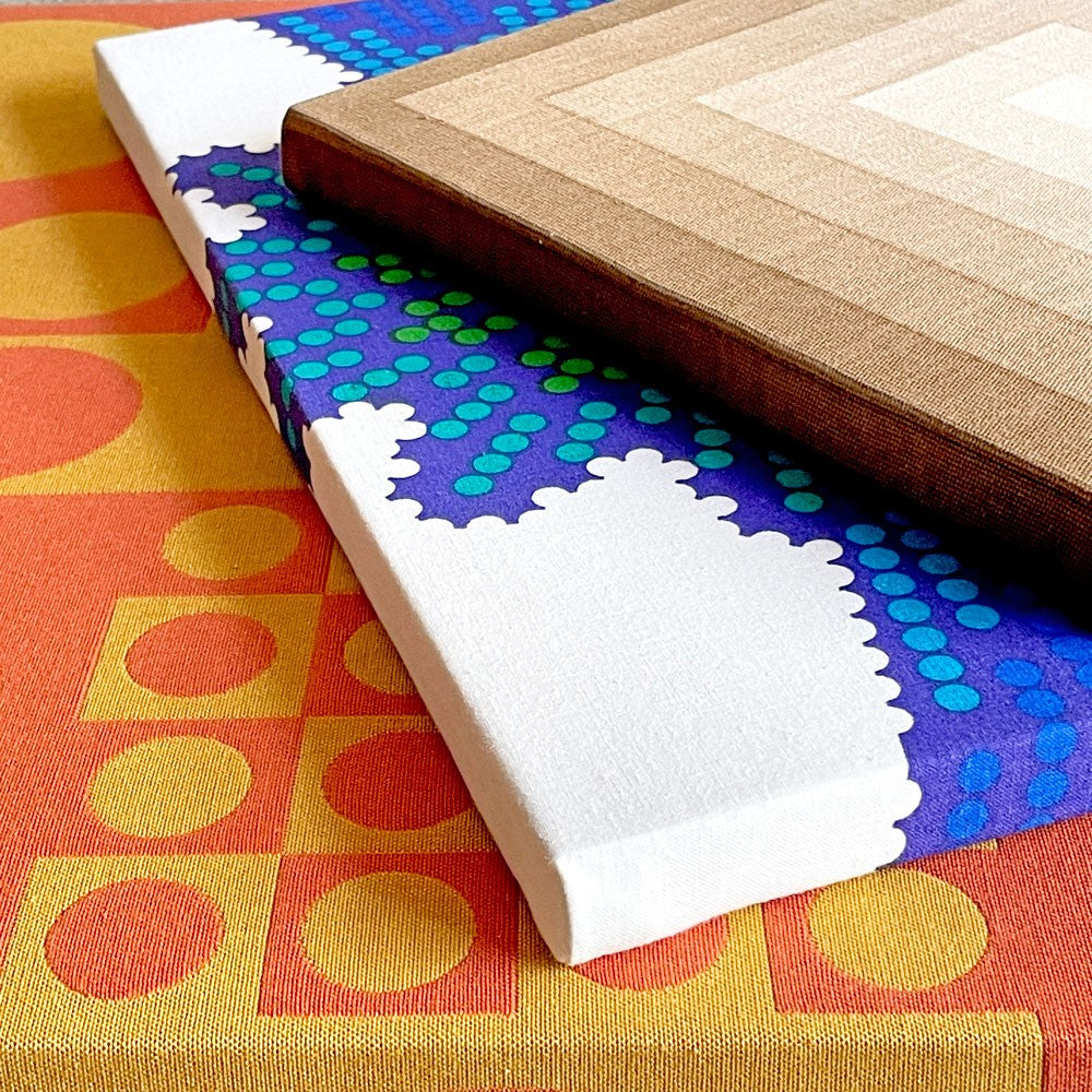 ミラ エックス MIRA-X MIRA-FIORI ビンテージ ファブリックパネル 41×41cm ヴェルナー・パントン Verner Panton ミッドセンチュリー スペースエイジ ■