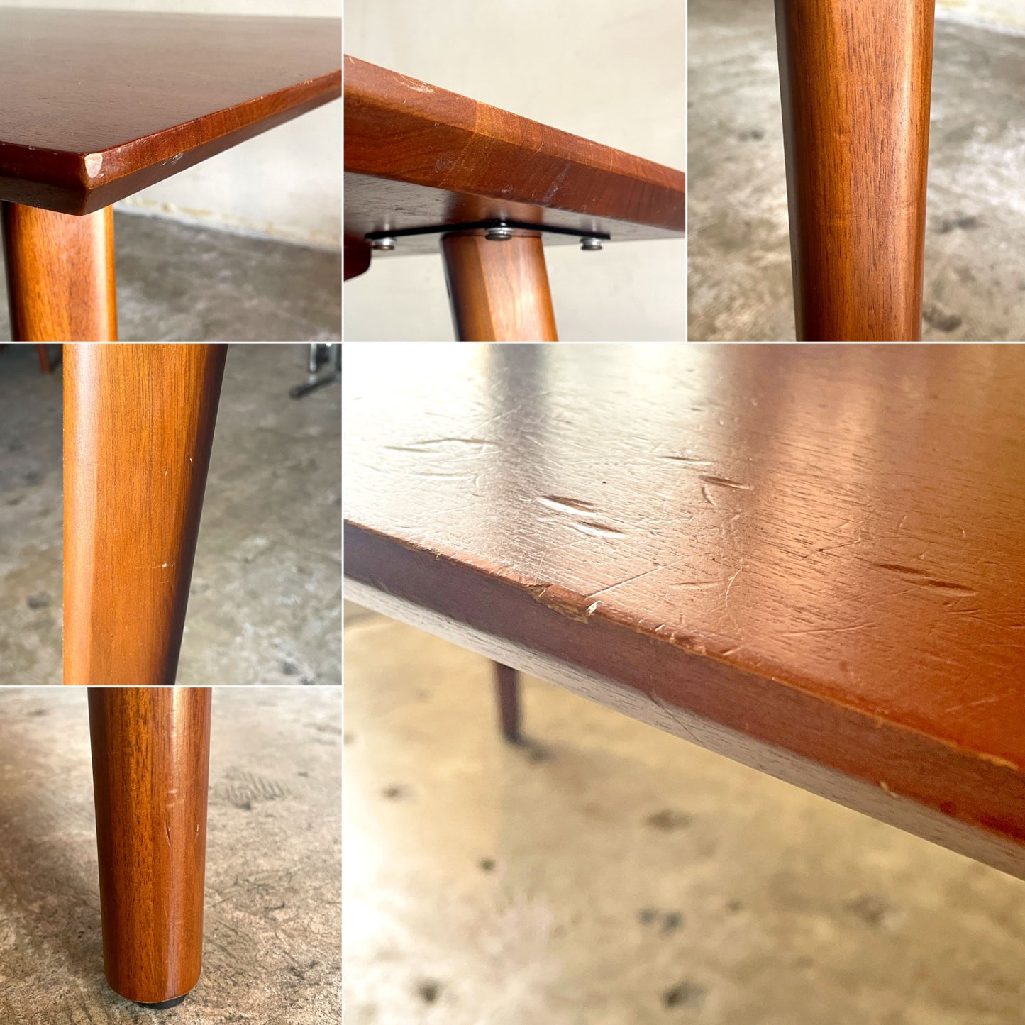 アクメファニチャー ACME Furniture カーディフ ダイニング テーブル CARDIFF DINING TABLE ウォールナット材 幅150㎝ アメリカンビンテージスタイル 廃盤■