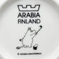 アラビア ARABIA ムーミン Moomin 月光 Moonshine プレート 飾り皿 1991-1997 廃番 フィンランド 北欧食器 A ●