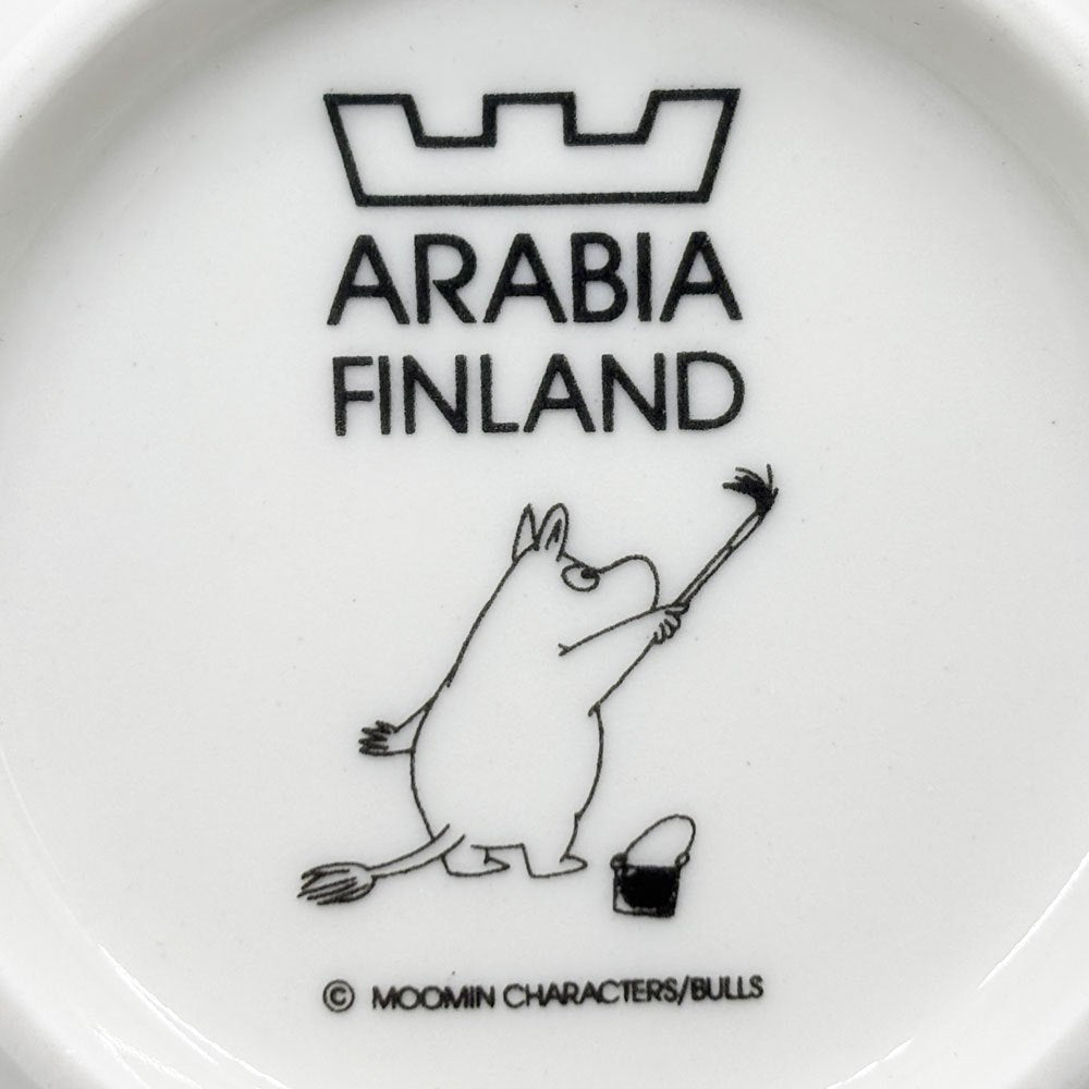 アラビア ARABIA ムーミン Moomin 月光 Moonshine プレート 飾り皿 1991-1997 廃番 フィンランド 北欧食器 A ●
