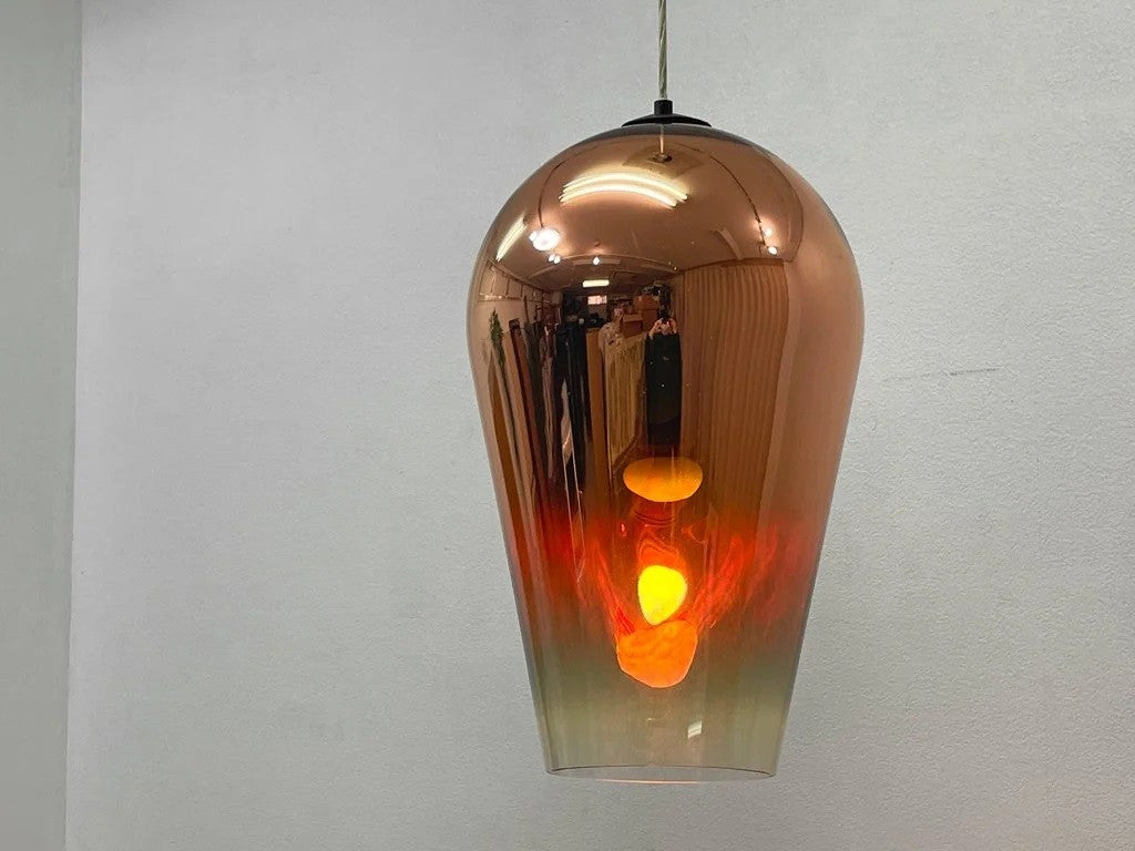 トムディクソン Tom Dixon フェイド ペンダントライト Fade Pendant コッパー色 廃番 定価115,500円 箱付 展示美品 ●