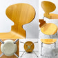 フリッツハンセン Fritz Hansen アントチェア 4本脚 ナチュラルビーチ ラッカー アルネ・ヤコブセン 北欧家具 C ●