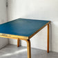 アルテック artek ダイニングテーブル 80A ブルーリノリウム W122cm アルヴァ・アアルト フィンランド 北欧 ビンテージ ★