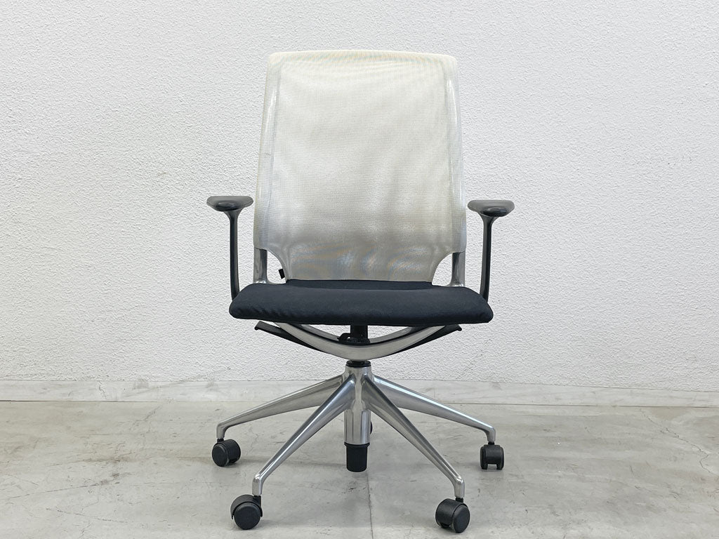 ヴィトラ vitra メダチェア Meda Chair オフィスチェア デスクチェア ワークチェア 昇降機能 リクライニングロック アルベルト・メダ 〓