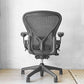 ハーマンミラー Herman Miller アーロンチェア クラシック Bサイズ ポスチャーフィット フル装備 グラファイトベース デスクチェア オフィスチェア ★