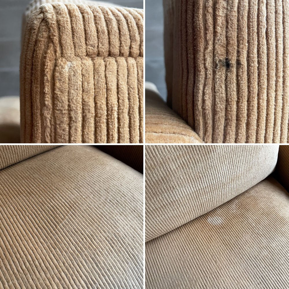 トラックファニチャー TRUCK FURNITURE FKソファ FK SOFA 1.5シーター 1.5人掛け フェザークッション F-22 マスタード コーデュロイ 廃番生地 ♪