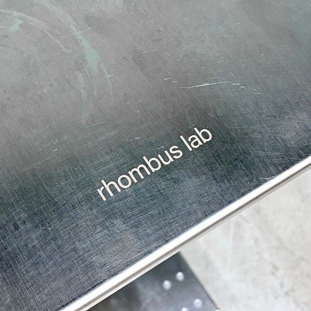 ロンバス・ラボ rhombus lab サス・サイド・トロリー sus side trolley サイドテーブル ワゴン キャスター フック付き ステンレス 店舗什器 ◎
