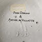 アスティエ・ド・ヴィラット ASTIER de VILLATTE ジョンデリアン JOHN DERIAN キー Key スモールプレート Φ13.5cm 陶器 フランス ■