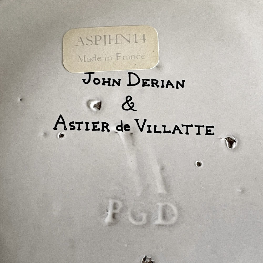 アスティエ・ド・ヴィラット ASTIER de VILLATTE ジョンデリアン JOHN DERIAN キー Key スモールプレート Φ13.5cm 陶器 フランス ■