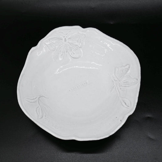 アスティエ・ド・ヴィラット Astier de Villatte フルール Fleurs スモールスーププレート 19cm フランス A ●