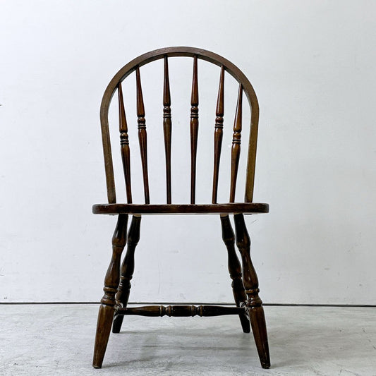 ユニバーサル UNIVERSAL FURNITURE ウィンザーチェア ダイニングチェア アメリカ ブラウン ビンテージスタイル カントリー B ●