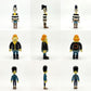 ジェームス・ジャービス James Javes アモストイ AMOS TOY インクラウド IN-CROWD Forever Sensible M.C. フィギュアセット 6体入り プラスチック製 2003年 イギリス 廃番 希少 ●