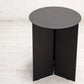 ヘイ HAY スリットテーブル ハイ SLIT TABLE HIGH Φ35cm H47cm サイドテーブル スチール ブラック 粉体塗装 ミニマル モダン デンマーク 北欧 ●