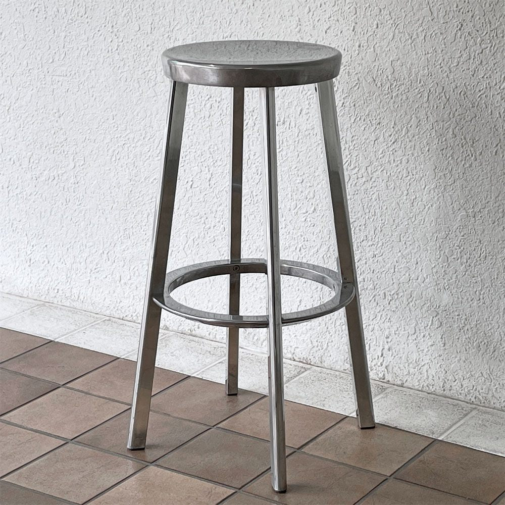 マジス MAGIS デジャヴ DEJA-VU STOOL カウンタースツール アルミニウム ポリッシュ 深澤直人 スーパーノーマル ミニマル 定価96,800円 ◇