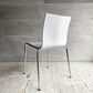 エンゲルブレヒト Engelbrechts チャリックチェア CHAIRIK Chair 101 ダイニングチェア スタッキング 4本脚 ホワイト プライウッド スチール デンマーク 未使用品 定価63,800円 ♪