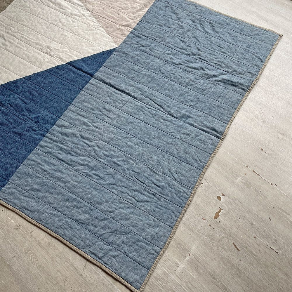 スタジオトルスタ Studio Tolsta コナムスローキルト Kōnam Throw Quilt 135×180 インド製 IDEE取扱い ♪