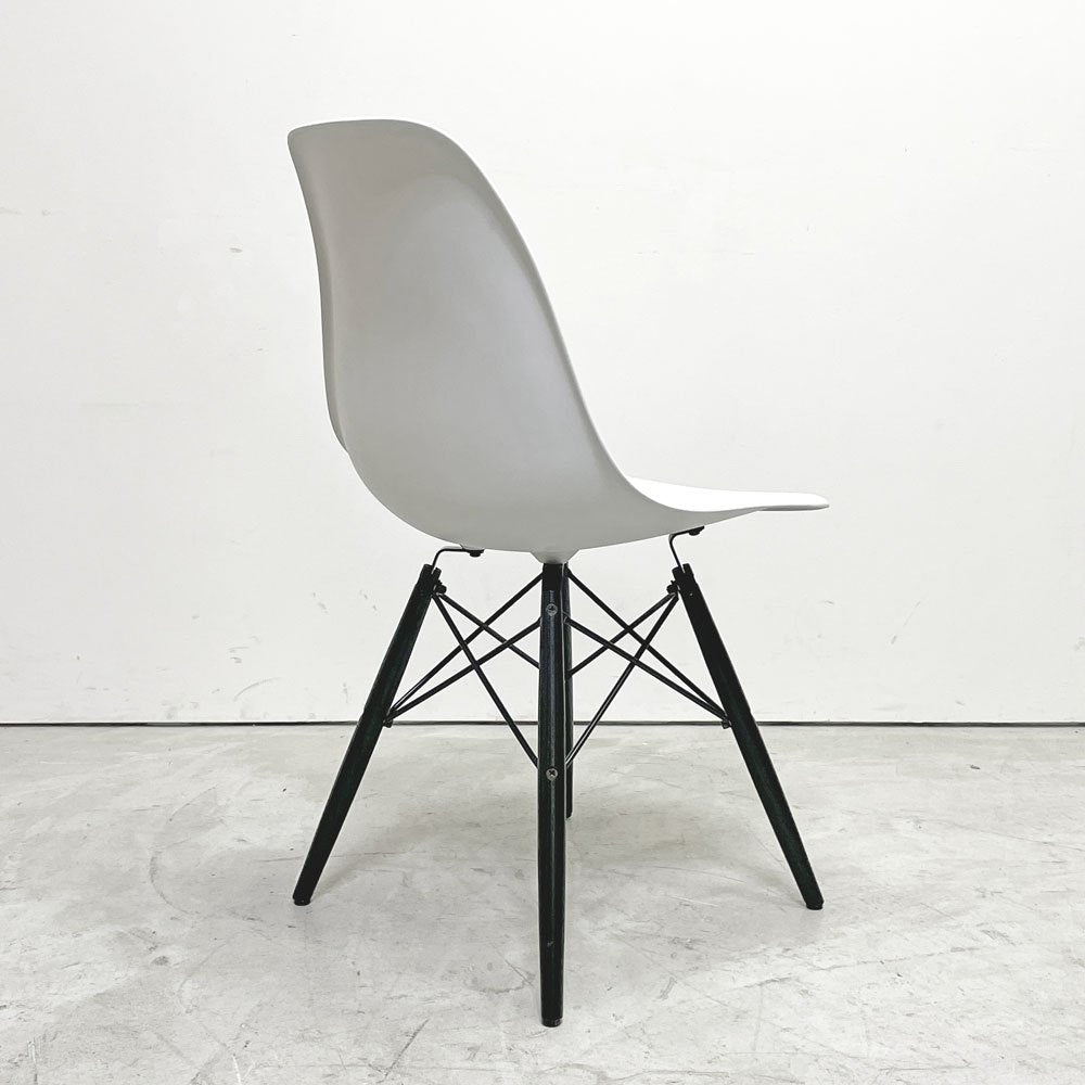 ハーマンミラー HermanMiller サイドシェルチェア ドゥエルレッグ DSW アルパイン × エボニー ポリプロピレン製 イームズ ミッドセンチュリー  B ●