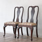 イーセンアーレン ETHAN ALLEN ビンテージ Vintage ダイニングチェア 猫脚 クラシカル クイーンアンスタイル 2脚セット ◇