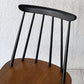 アスコ ASKO ファネットチェア Fanett chair イルマリ・タピオヴァーラ ダイニングチェア チーク材 50～60年代 フィンランド製 北欧ビンテージ 名作 ◇