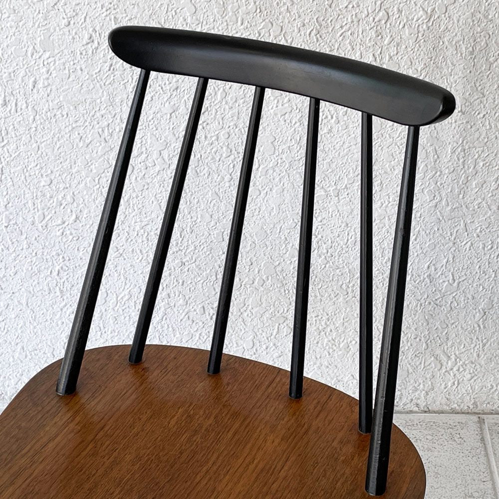 アスコ ASKO ファネットチェア Fanett chair イルマリ・タピオヴァーラ ダイニングチェア チーク材 50～60年代 フィンランド製 北欧ビンテージ 名作 ◇