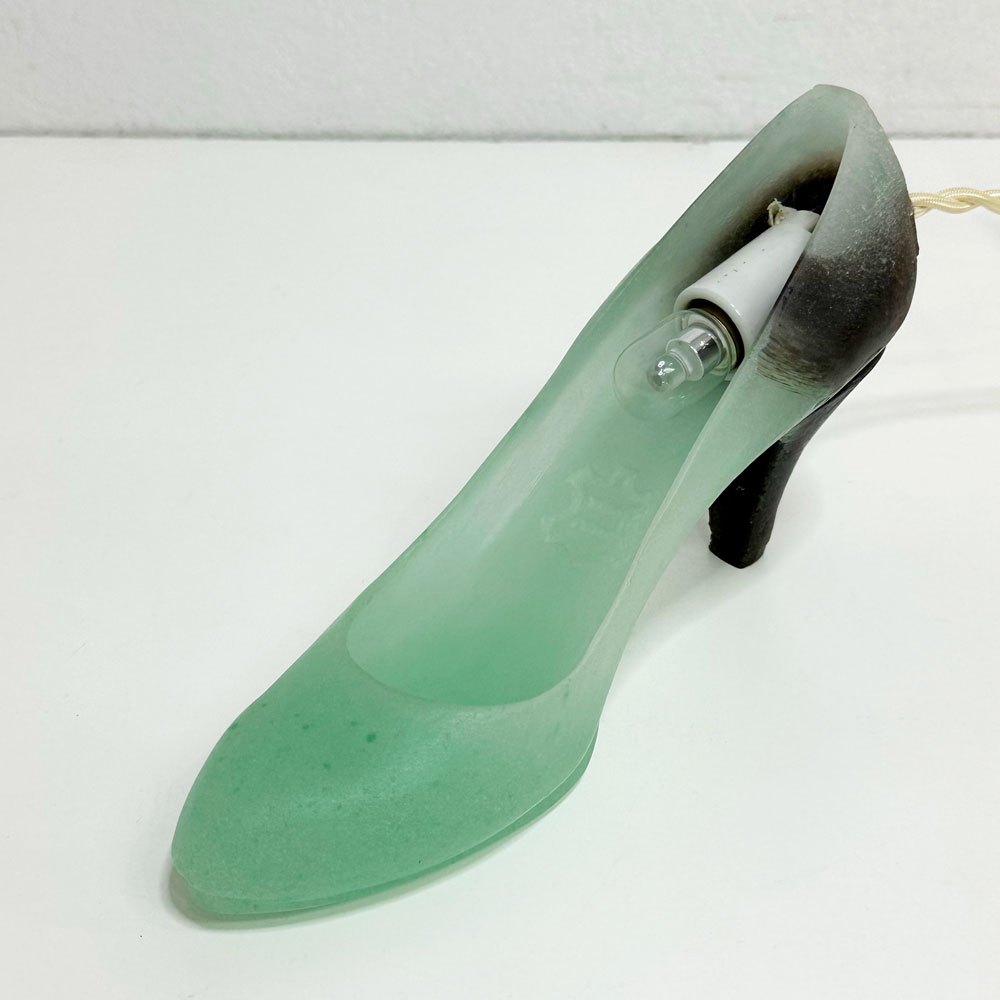 マウントハリ Mt.hari シンデレラ シューズ ランプ CINDERELLA SHOES LAMP peacock×black 参考定価 ￥132,000- ●