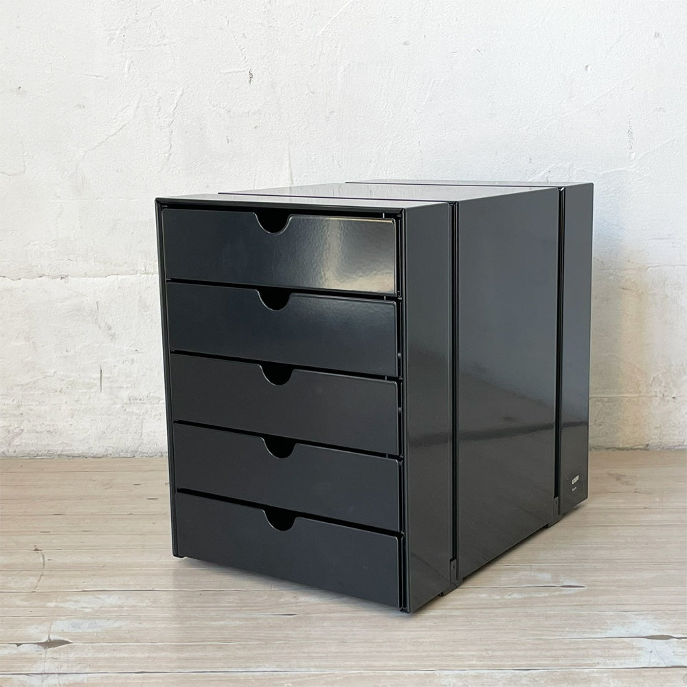 ユーエスエムハラー USM Haller モジュラーファニチャー USMイノス USM inos DRAWER SET ドロワーセット 5段 レターケース ★