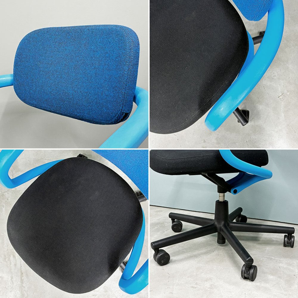 ヴィトラ Vitra オールスター Allstar オフィスチェア デスクチェア ブルー×ブラック コンスタンチン・グルチッチ 定価￥163,900- ◎