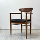 アクメファニチャー ACME Furniture トラッセル アームチェア TRESTLES ARM CHAIR ダイニングチェア ウォールナット ファブリックシート USビンテージスタイル●