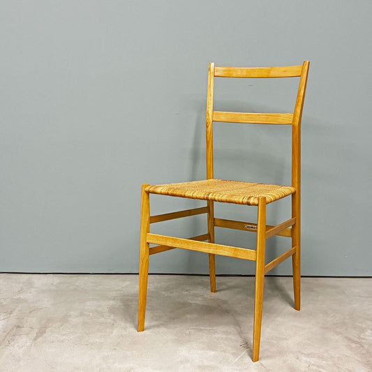 カッシーナ Cassina 699 スーパーレジェーラ SUPERLEGGERA ダイニングチェア アッシュ材 ナチュラル 籐張り ジオ・ポンティ ◎