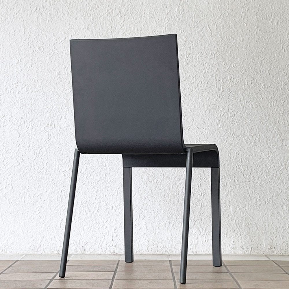 ヴィトラ vitra. ゼロスリー .03 ダイニングチェア スタッキングチェア マールテン・ヴァン・セーヴェレン Maarten Van Severen ブラック A ◇