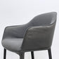 ヴィトラ Vitra ソフトシェル SOFTSHELL アームチェア 4レッグベース ロナン＆エルワン・ブルレック ダークグレー 定価111,100円 ●