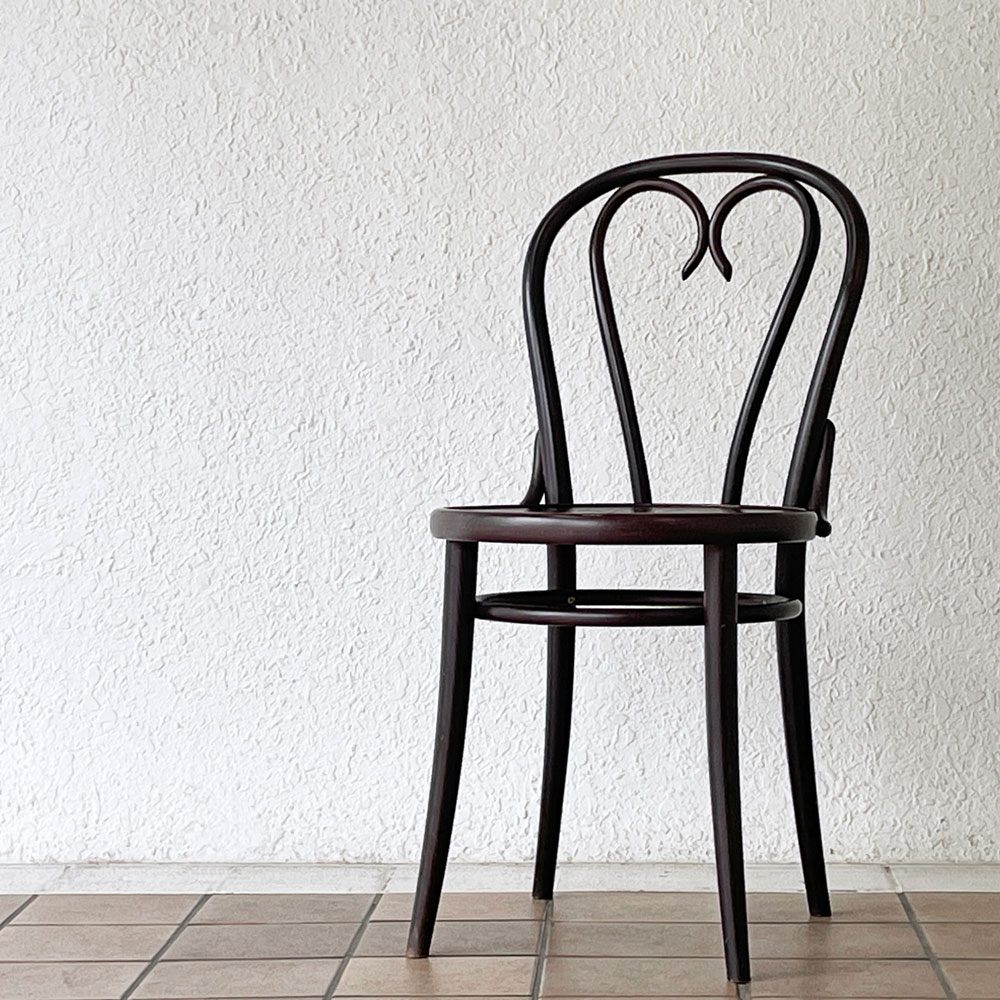 トン TON No.16 ダイニングチェア カフェチェア ハートバック インタルシア ベントウッド チェコ 曲木椅子 B ◇