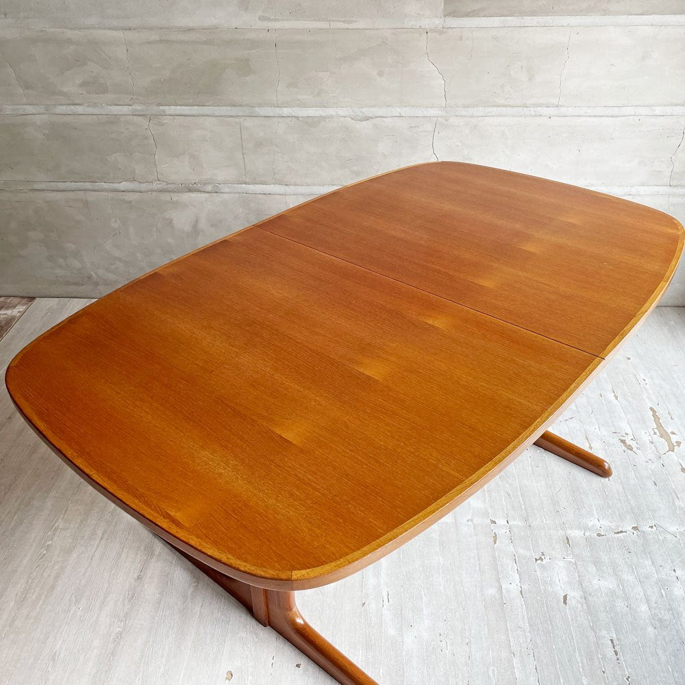 デューロン dyrlund エクステンション 伸長式 ダイニングテーブル チーク材 W165~215~265cm デンマークビンテージ 北欧家具♪