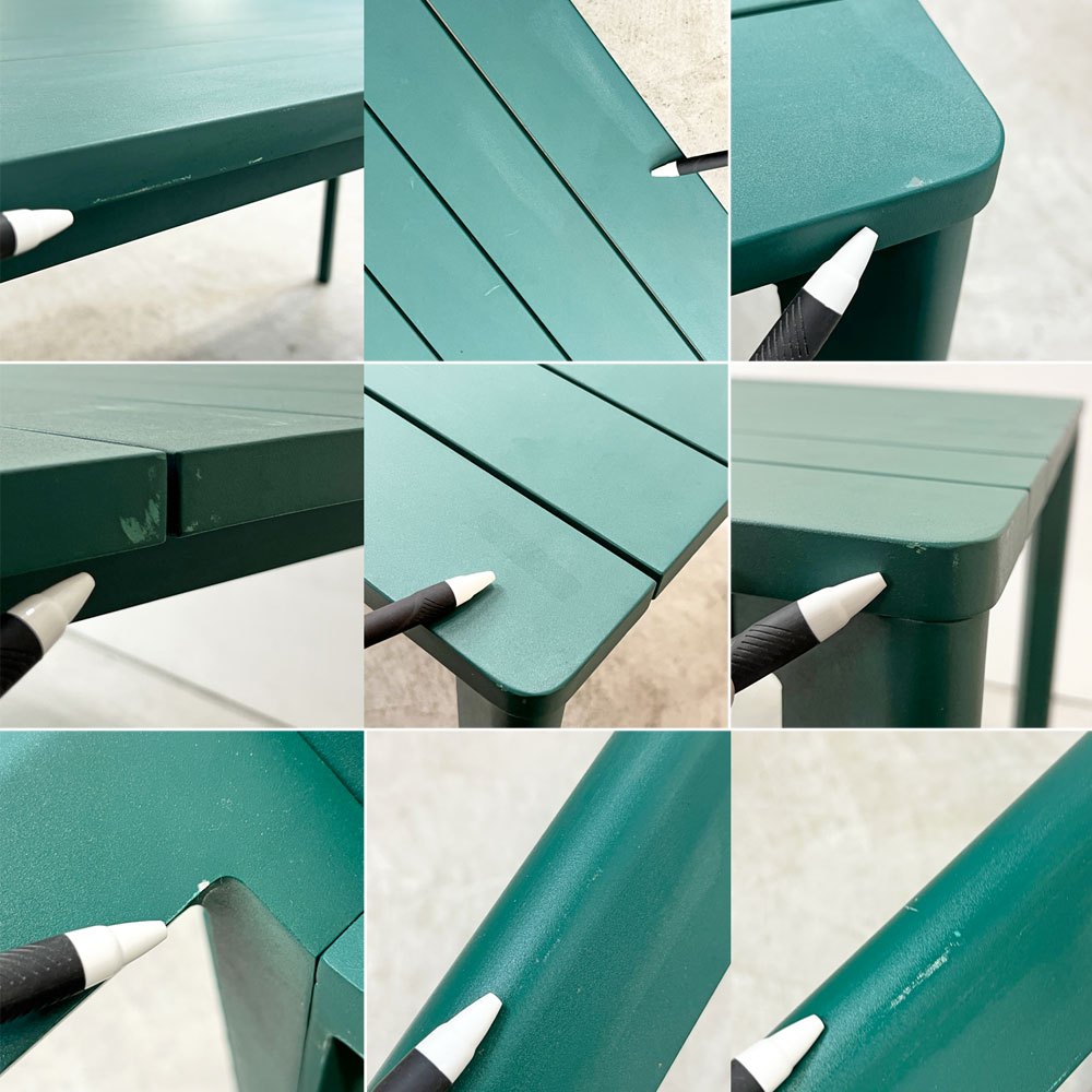 ザ・コンランショップ THE CONRAN SHOP ハイライン レクタングラー アウトドア テーブル HIGHLINE RECTANGULAR OUTDOOR TABLE グリーン ●