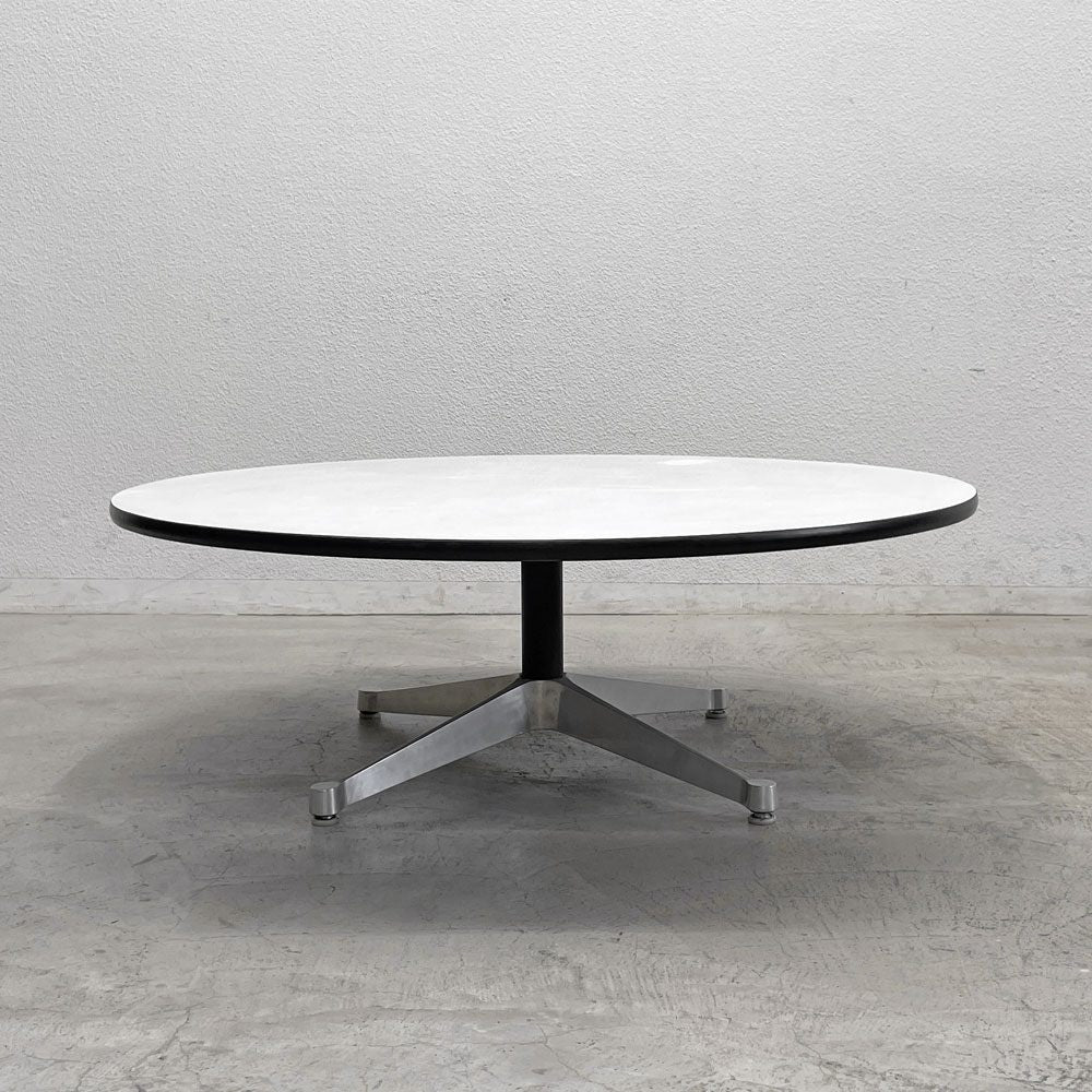 ハーマンミラー Herman Miller コントラクトテーブル ラウンドローテーブル W120cm イームズ ビンテージ 〓