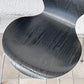 フリッツハンセン Fritz Hansen セブンチェア ダイニングチェア カラードアッシュ ブラック アルネ・ヤコブセン 北欧 デンマーク 定価￥76,780- B ◇