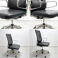 ヴィトラ vitra AC4 ワークチェア オフィスチェア ハイバック アームチェア 本革 アルミベース キャスター アントニオチッテリオ 現状品 ●