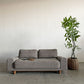 モモナチュラル MOMO Natural フロー FLOW SOFA 2.5P 2.5人掛けソファ オーク材 ファブリック カバーリング 定価￥147,000-以上 〓