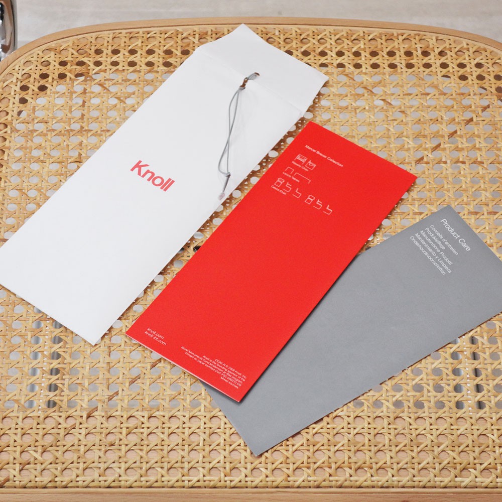 ノルスタジオ Knoll Studio ノール ブロイヤーコレクション Breuer Collection チェスカチェア CESCA CHAIR アームレス マルセル・ブロイヤー 美品 ●