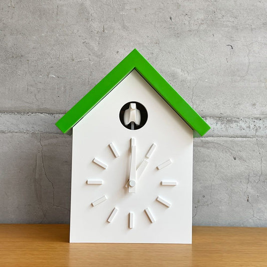 マジス MAGIS クークロック CU-CLOCK 鳩時計 グリーン 未使用品 動作確認済み 深澤 直人 イタリア モダンデザイン 参考価格¥59.400- ♪
