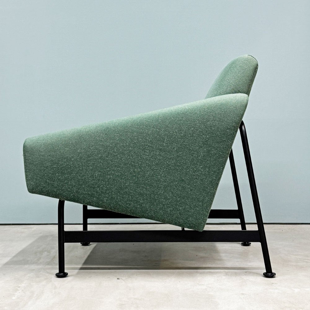 イデー IDEE ダヴラウンジ DOVE LOUNGE ラウンジチェア 1pソファ 1人掛け グリーン ファブリック スチールレッグ ◎