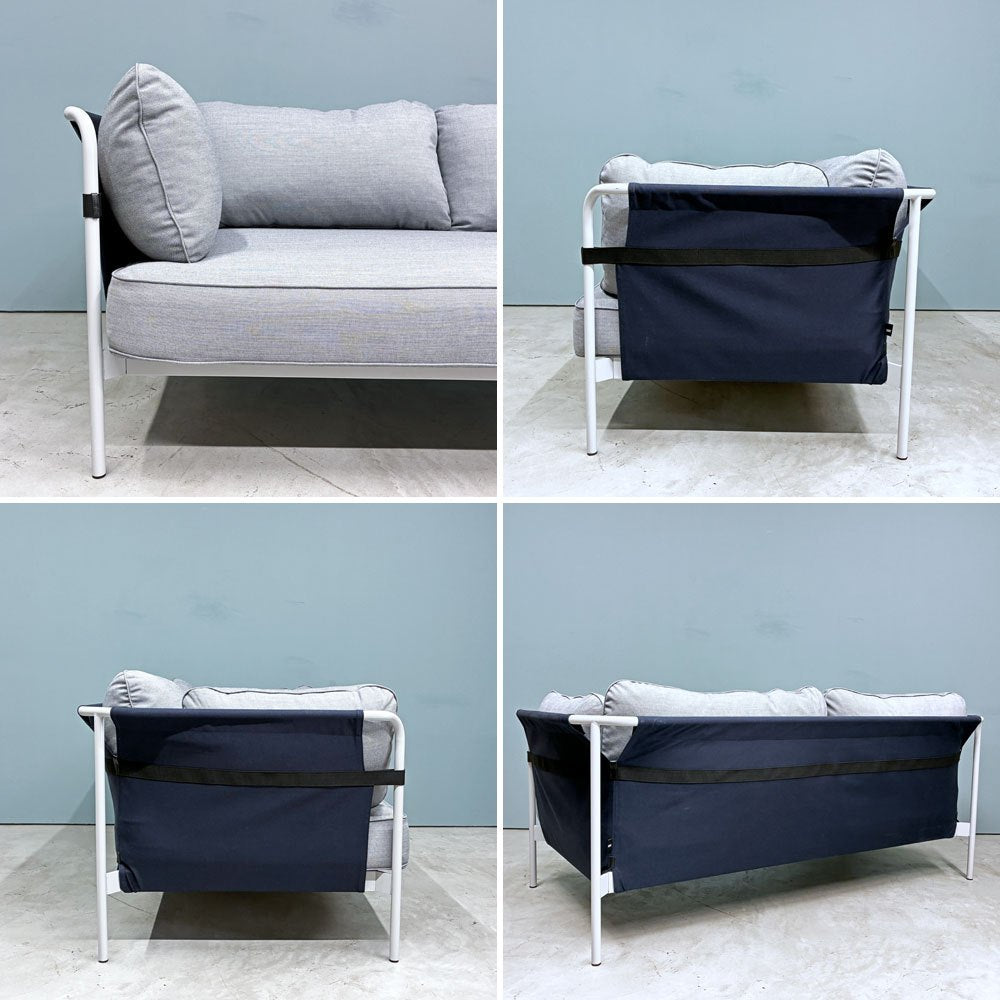 ヘイ HAY キャンソファ CAN SOFA 2シーター ソファ ロナン＆エルワン・ブルレック Ronan & Erwan Bouroullec グレー ファブリック 北欧モダン ◎