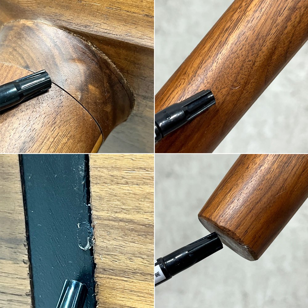 オーガニックモダニズム Organic Modernism フット Futto スクエアテーブル アメリカンウォールナット 船底エッジ ナチュラルモダン ●